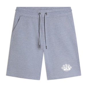 Pantaloni Corti Uomo Regular con Logo Argento VIS