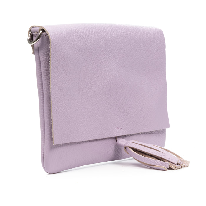 Andorno borsa a tracolla donna. Pelle autentica finitura Dollaro