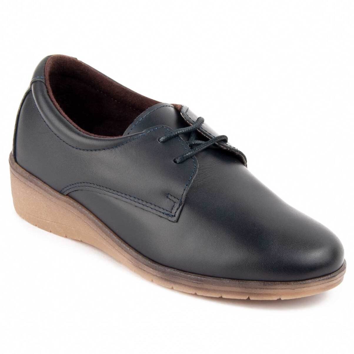 Oxford De Cuña - Azul - Altura: 4 Cm