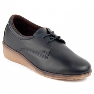 Oxford De Cuña - Azul - Altura: 4 Cm