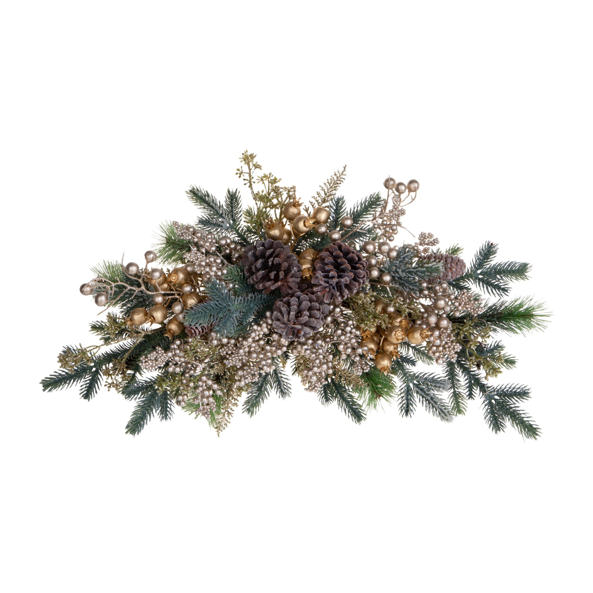 Sopraporta con ilex e pigne - Pezzi 1 - ORO - Bianchi Dino SpA