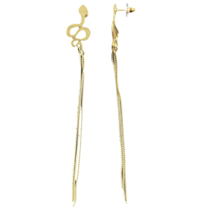 Pendiente Serpiente Gala