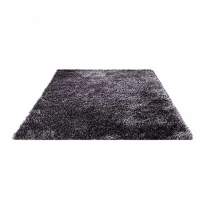 Tapis shaggy fait main motif uni BELA