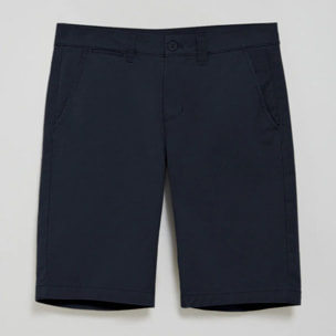 Bermuda relax blu marino con particolari Polo Club