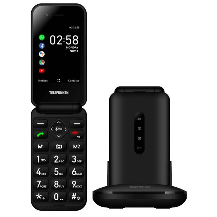 Téléphone portable TELEFUNKEN S740 Noir