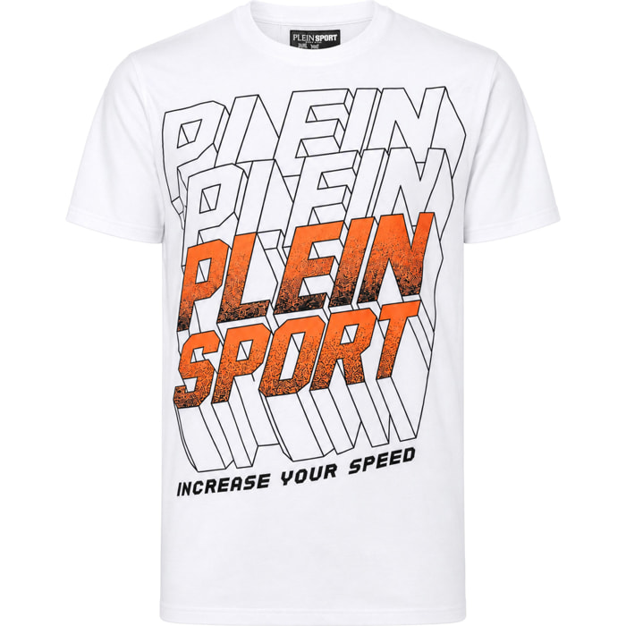 PLEIN SPORT Camiseta de cuello redondo y manga corta PS