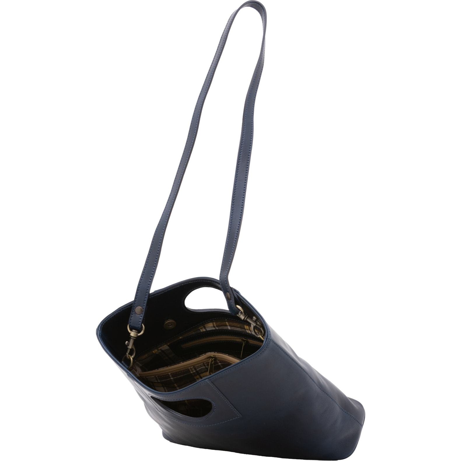 Borsa a tracolla  da donna In Vera pelle Made in Italy 28x33x10 cm