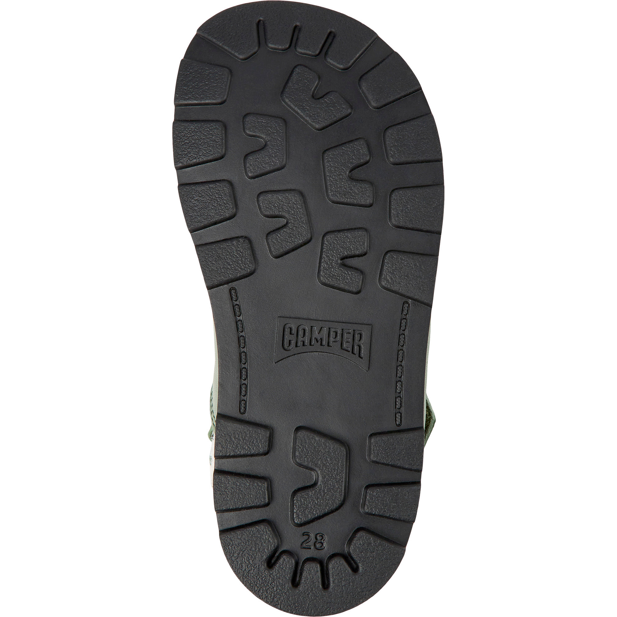 Sandalias - CAMPER Brutus - Verde - Cuero liso