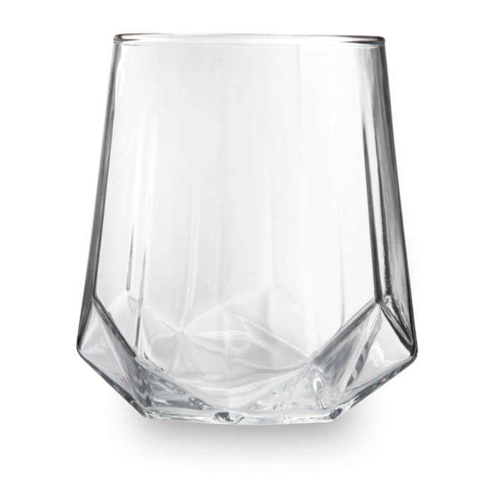 Set 6 bicchieri Excelsa – Diamante, Vetro Trasparente