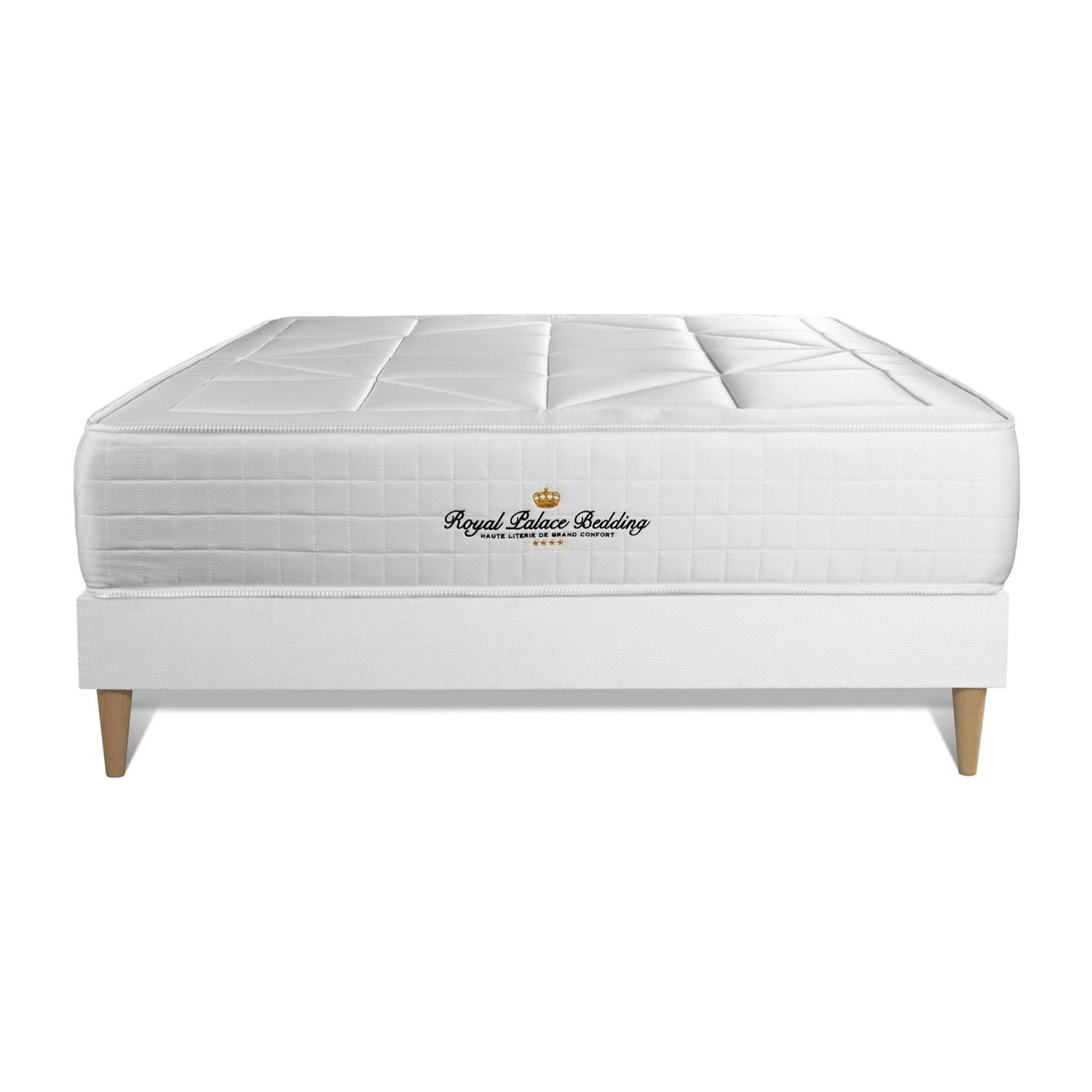 Ensemble 1p - Matelas Ressorts ensachés et mémoire de forme -  Maxi Epaisseur : 26cm - Confort : Équilibré - Windsor