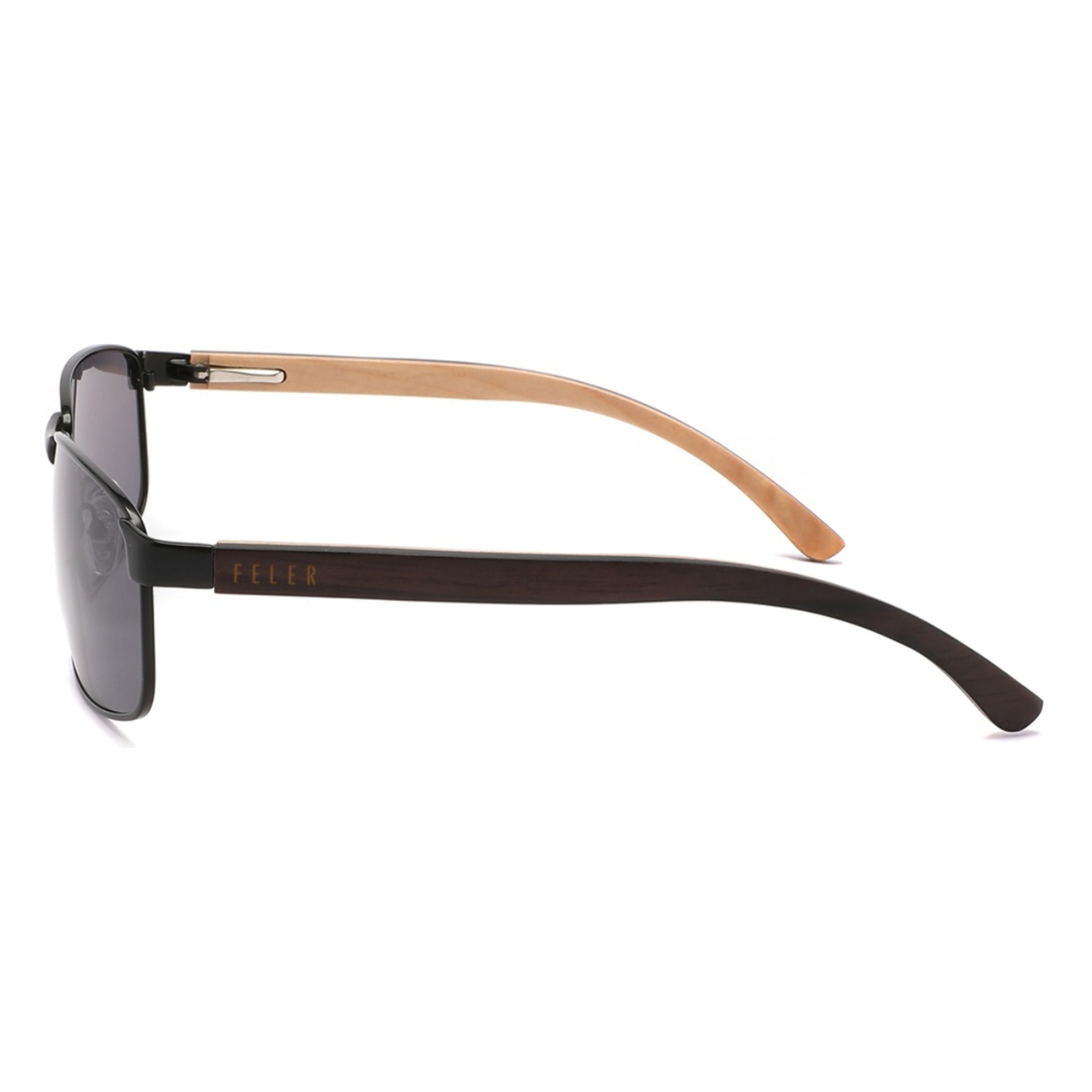 Gafas de Sol Feler 1815-1 Polarizadas de Madera Unisex 62 mm