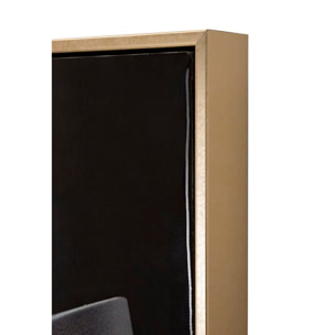 DIPINTO SU TELA LACCATO WIEN HAT -B- C/CORNICE CM 62X4X92