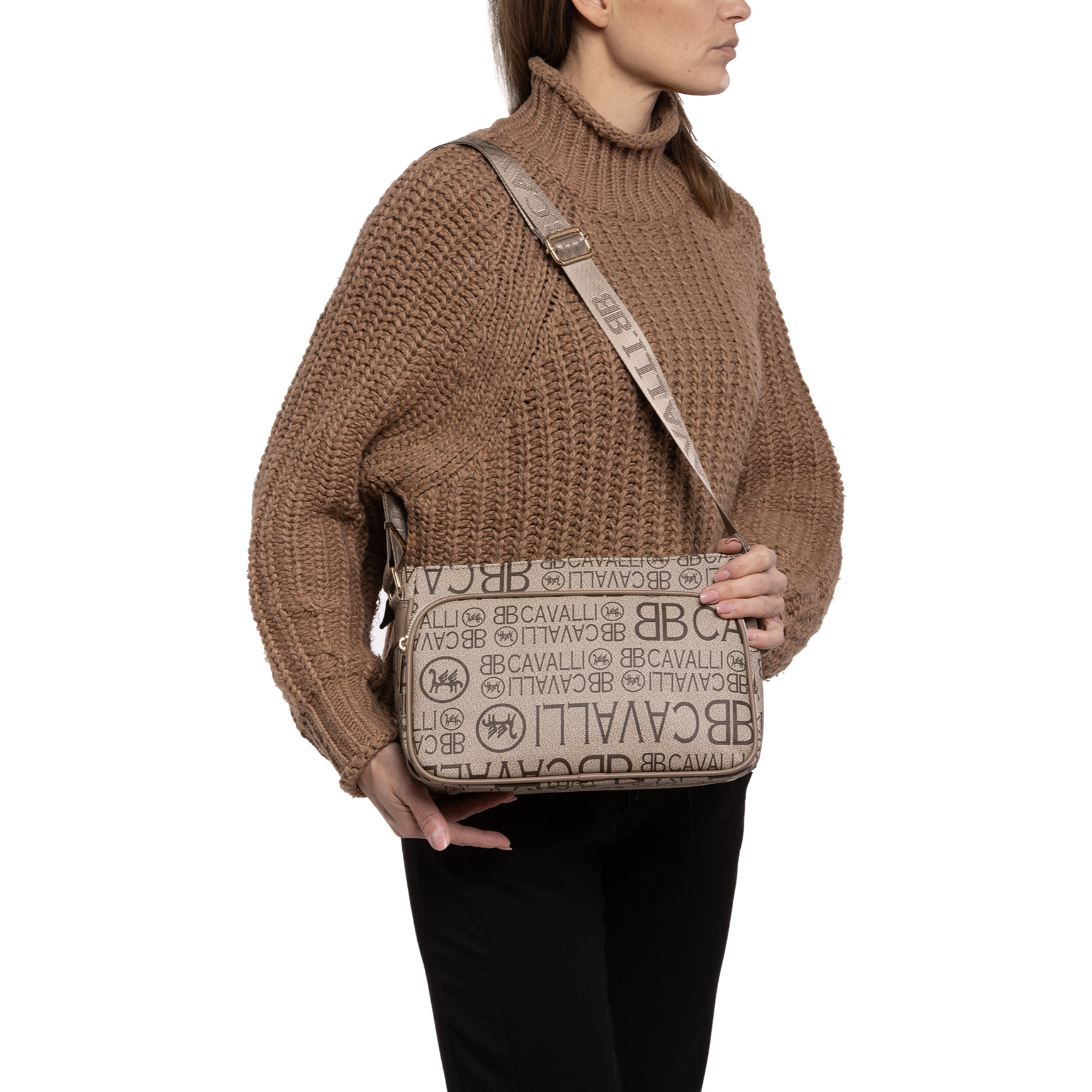 Borsa a tracolla  da donna ecopelle Prodotto Vegano 19x28x13 cm
