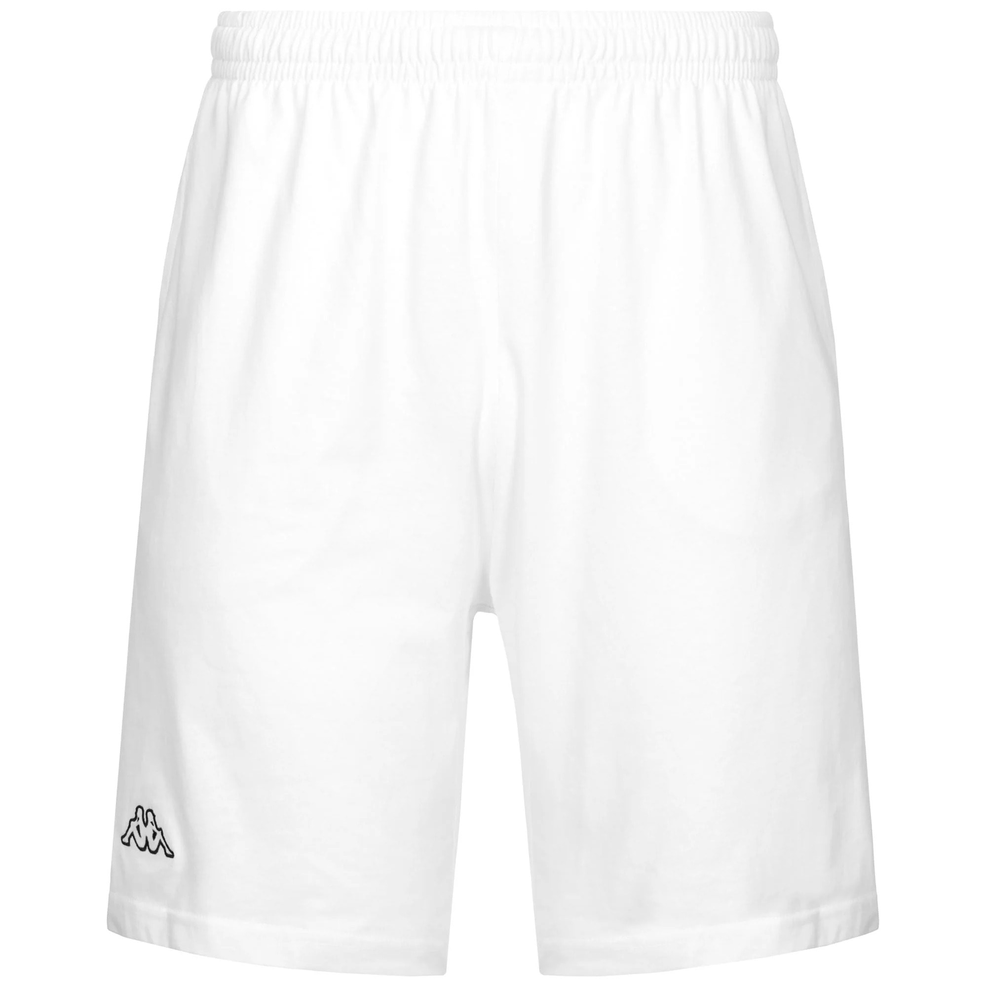 Pantaloni Corti Kappa Uomo Logo Cabog Bianco
