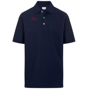 Kappa - Polo Shirts Uomo Blu - Logo Life Mss