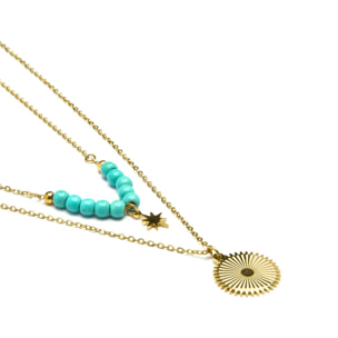 Collar Lux by Lux acabado oro 18k