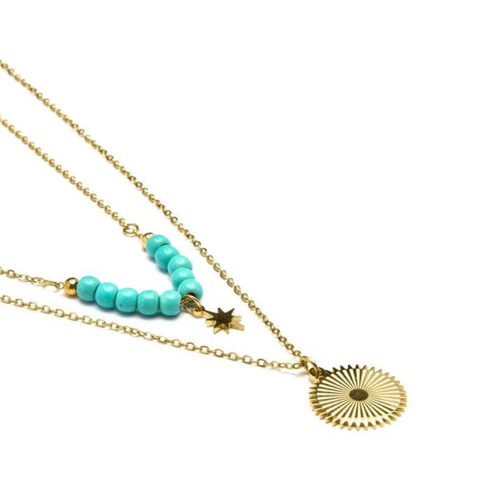 Collar Lux by Lux acabado oro 18k