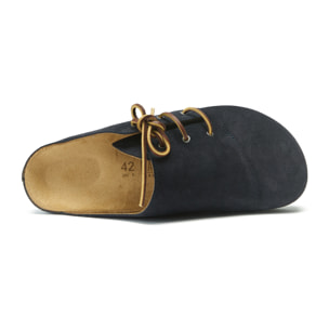Sabot Mandèl Suede Blu