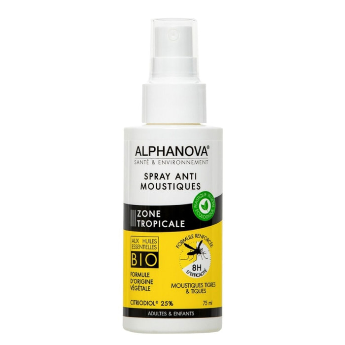 Santé - Spray Anti-Moustiques Zone Tropicale 75 ml