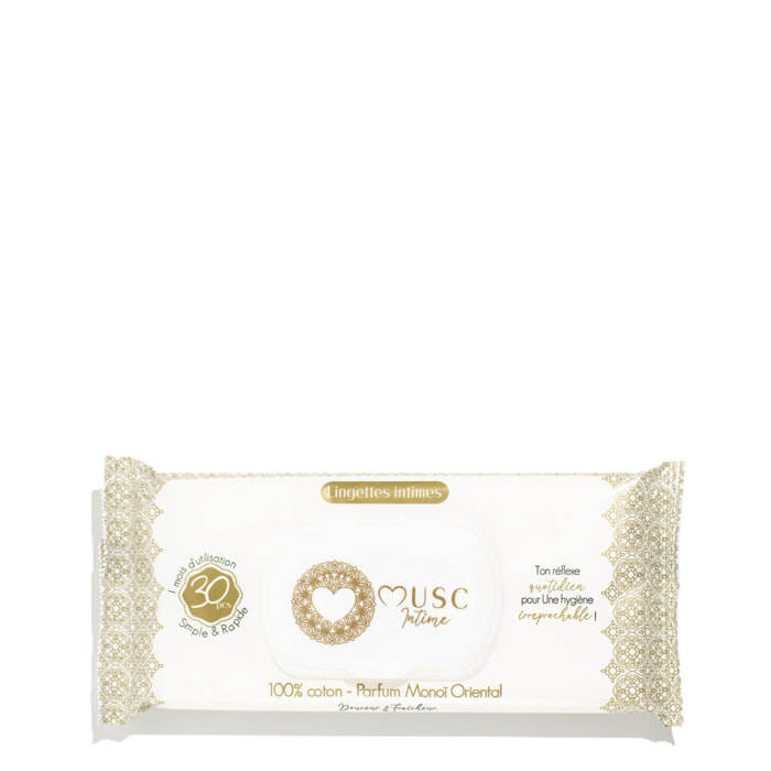Monoi Oriental - Lingettes Intimes 30 unités