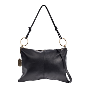 Bellusco Bolso de hombro Mujer. Piel auténtica Dollaro.