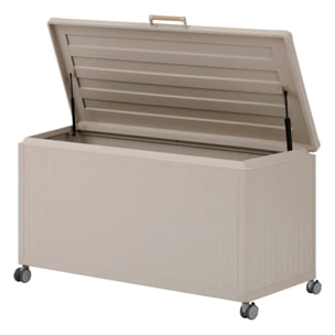 Coffre de rangement "Edenio" argile S 130 x 60,4 x 78cm en aluminium 510 L