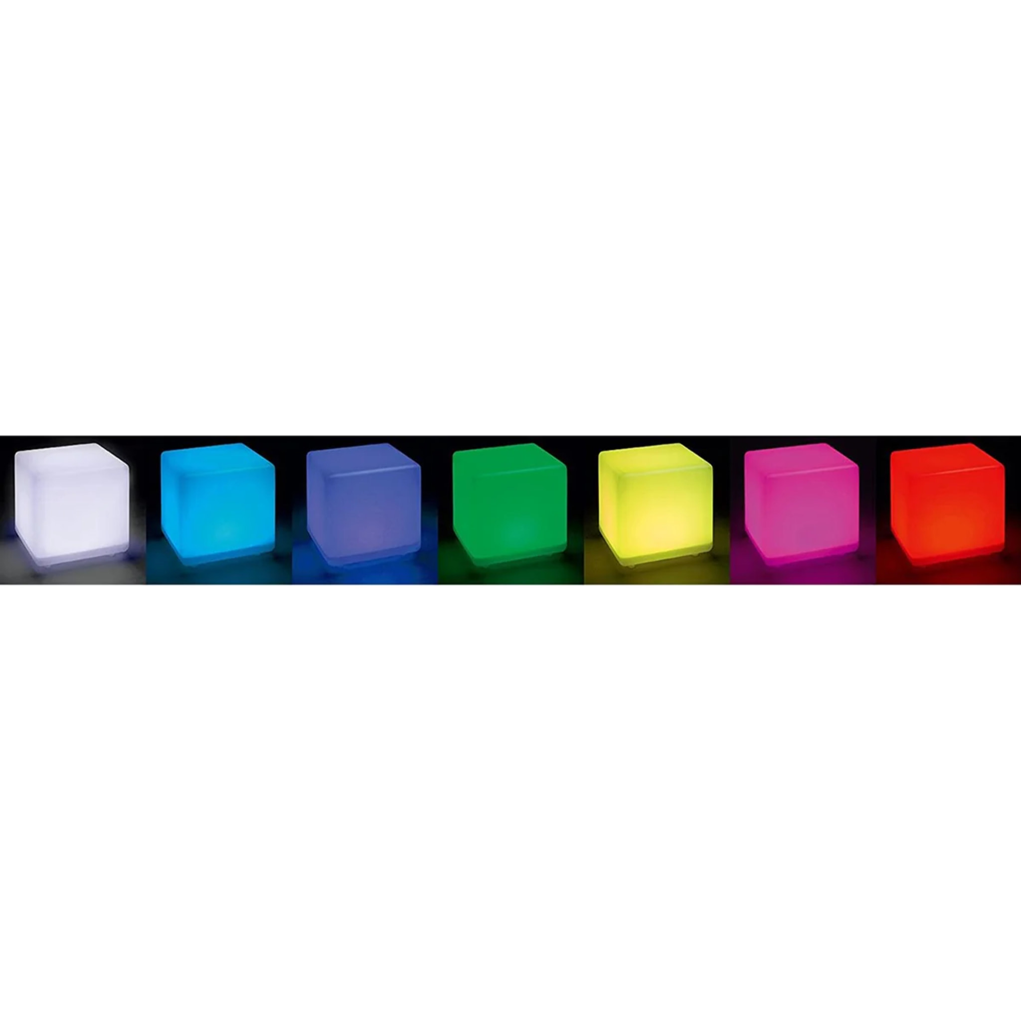 Cube lumineux solaire CASY RGB H30CM