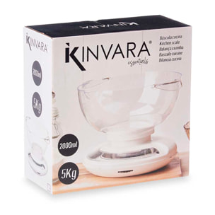 BILANCIA 5KG CONTENITORE 2000ML VERSATORE TONDO colore casuale