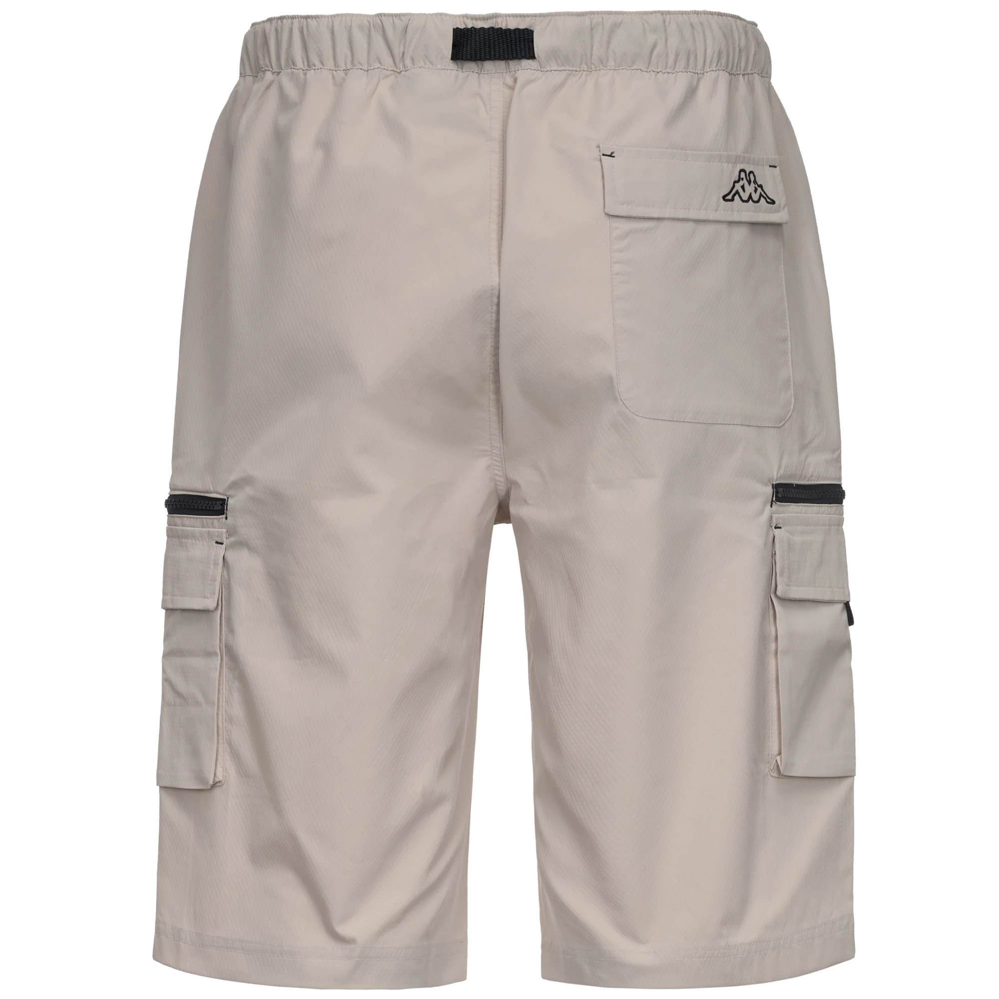 Kappa - Pantaloni Corti Uomo Beige - Logo Icargos