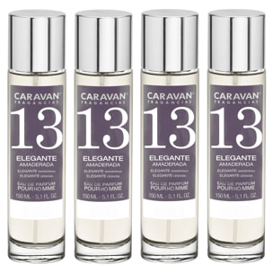 Caravan fragancias set de 4 frascos perfume de hombre nº13, de 150 ml