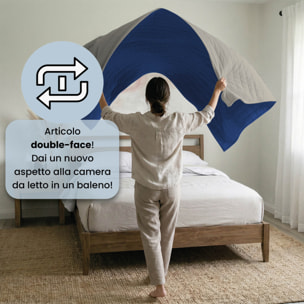 TRAPUNTINO ESTIVO ELEGANT PIAZZA E MEZZA, BICOLORE