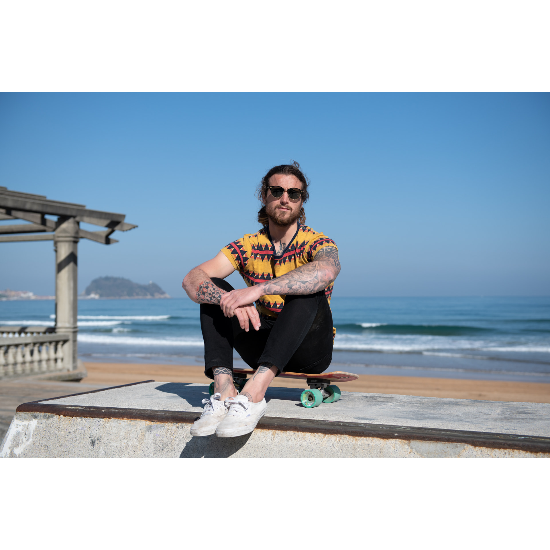 GAFAS DE SOL OCEAN MARLON de color Negro