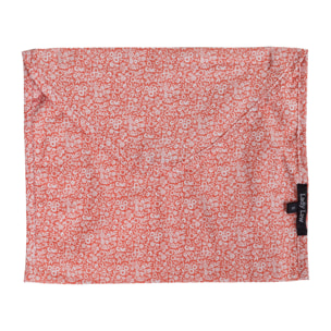 Pigiama leggero DONNA cotone fiori salmone