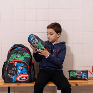 Mochila escolar mediana de los vengadores, niños, multicolor, estándar