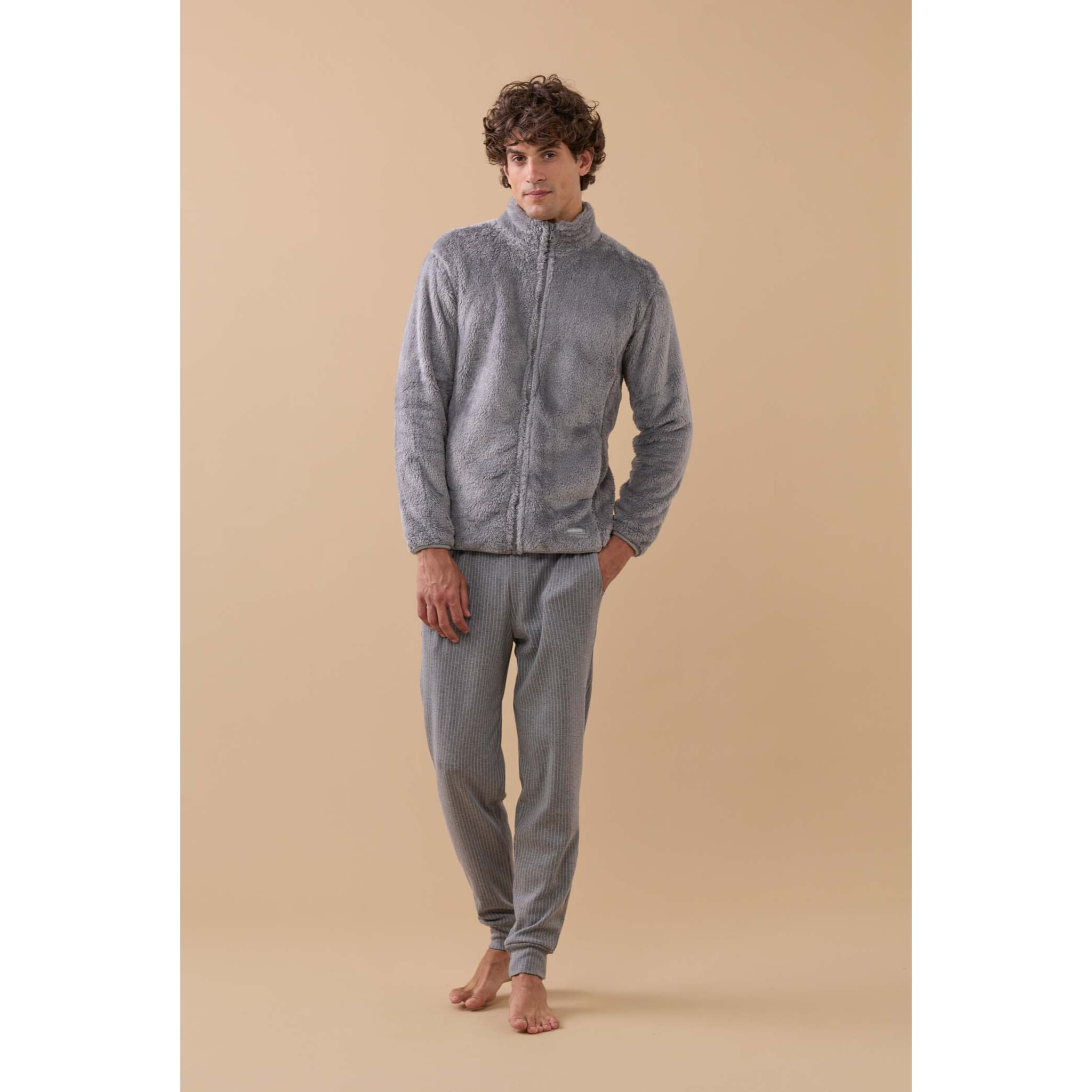 Giacca uomo unity in eco pelliccia con zip Noidinotte