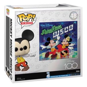 Disney Pop! Albums Vinile Figura Mickey Mouse Disco 9 Cm Funko