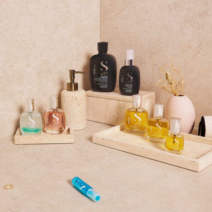 ALFAPARF MILANO Kit Semi Di Lino Detoxifying Low Shampoo 250ml + Cristalli Liquidi Limited Edition 30ml