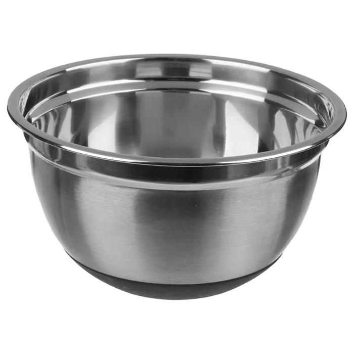 Saladier antidérapant D17cm Inox