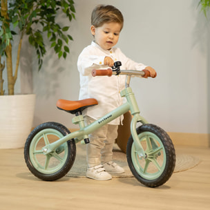 Bicicleta sin pedales MINT BIKE bici infantil de aluminio diseño verde