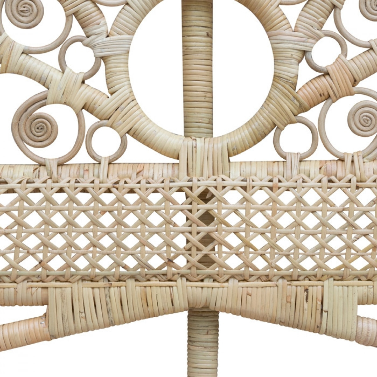 Tête de lit 160 cm en rotin naturel - Gabriella