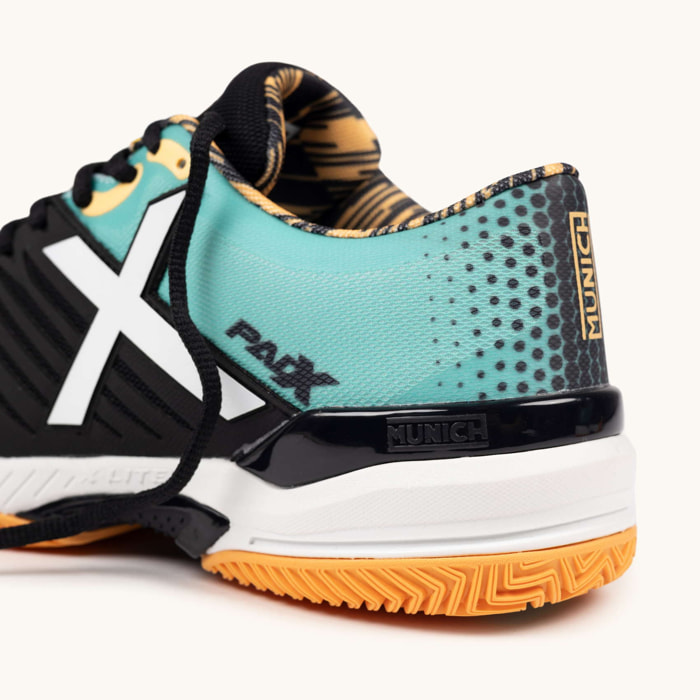 MUNICH PADX PADEL 61 Zapatillas de Pádel Negro y Turquesa