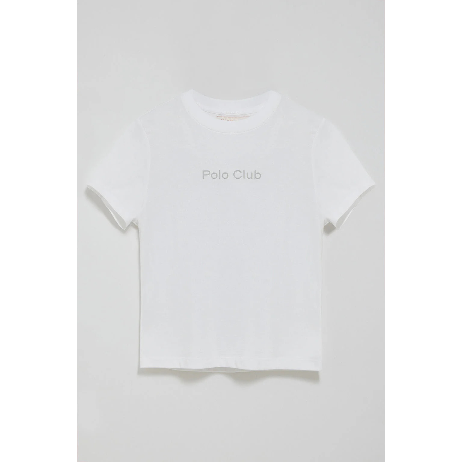 Camiseta Tori blanca con logo Minimal Combo Polo Club