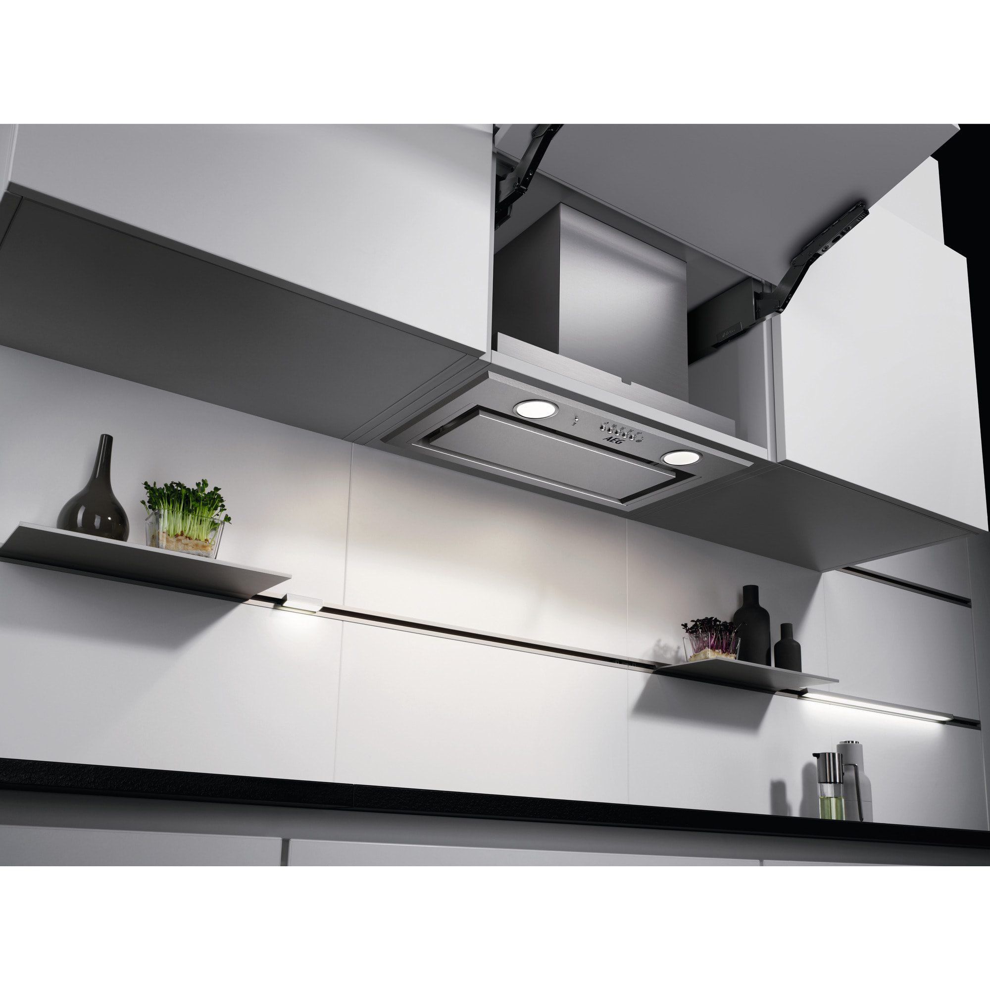 AEG Campana extractora integrada Serie 6000 Hob2Hood de 54 cm DGE5661HM | Reacondicionado