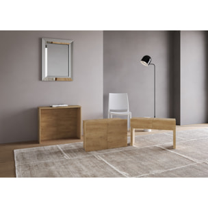 Bancos extensible inferior y superior 26x72/300 cm Evolve Roble Natural extensiones internas