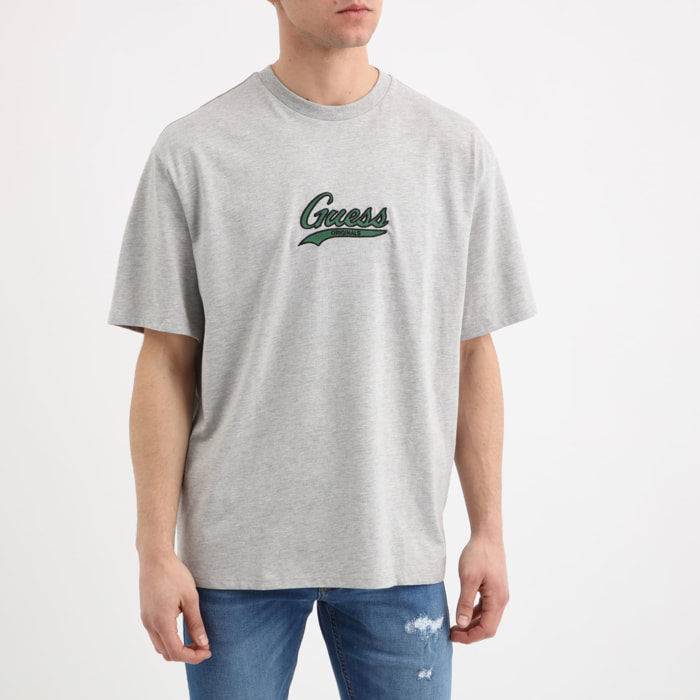 T-shirt - logo brodé - gris