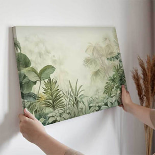 Tableau végétation tropicale pastel Toile imprimée