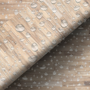 Revêtement sticker sol - PARQUET PETITS BOIS - Rouleau adhésif Protection Anti-dérapant