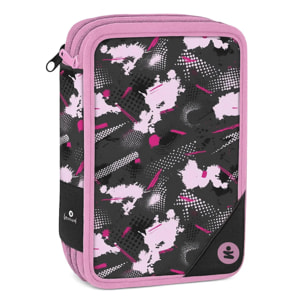beSmart - ASTUCCIO TRIPLO 18+18 GIOTTO ABSTRACT ROSA