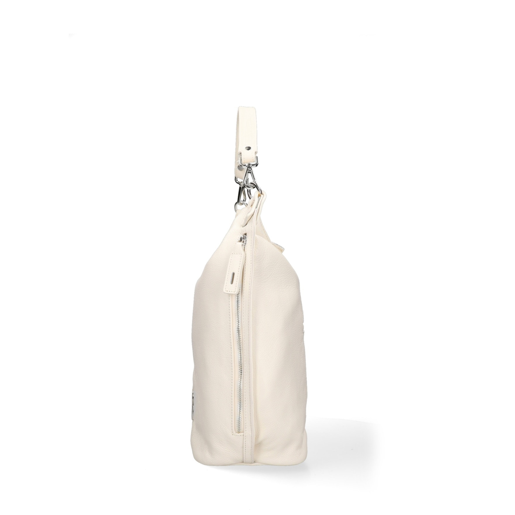 Borsa a spalla da donna Made in Italy - Modello Oriana Plus - 100% pelle - 36.0 x 40.0 x 12.0 cm