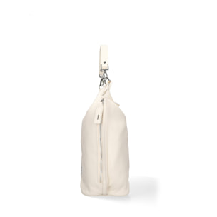 Borsa a spalla da donna Made in Italy - Modello Oriana Plus - 100% pelle - 36.0 x 40.0 x 12.0 cm